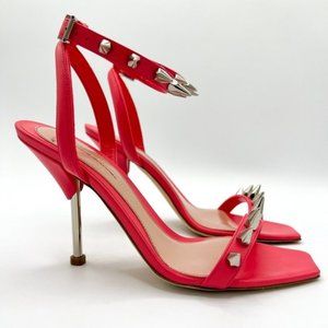 Alexander McQueen Punk Stud Leather Ankle-Strap Sandals